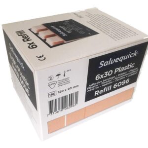 6 Navullingen lange PE pleister Salvequick 6096