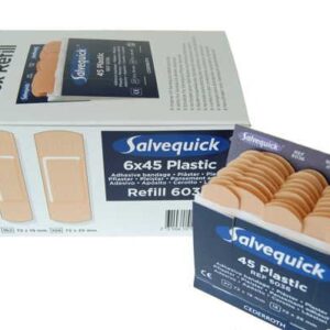6 navullingen plastic pleister salvequick 6036