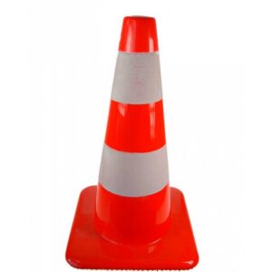 Afzetkegel 75 cm 2x witte band