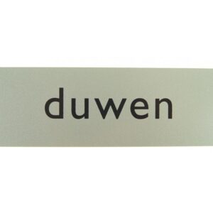 Alulook duwen 165x45mm