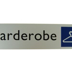 Alulook garderobe 165x45mm