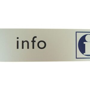 Alulook info 165x45mm