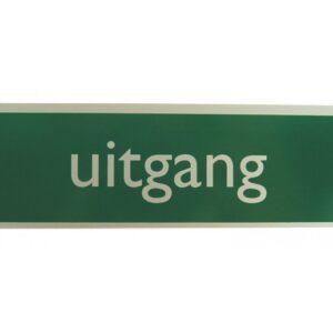 Alulook uitgang 165x45mm