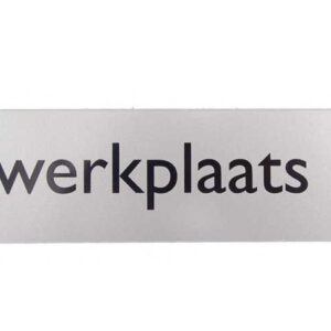Alulook werkplaats 165x45mm