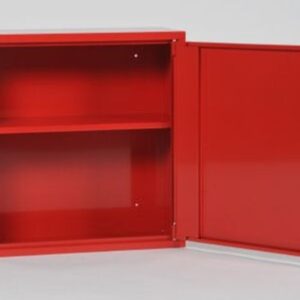 BHV kast 60x60x25cm rood