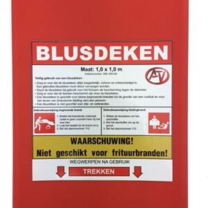 Blusdeken 1,0 x 1,0 in pvc box