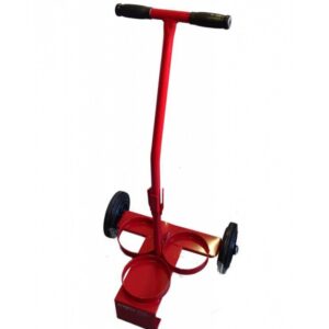 Blussercaddie voor 3 blussers 162 mm