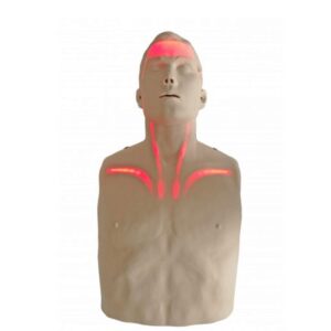 Brayden Reanimatiepop met rode ledverlichting