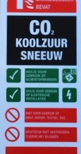 Gebruiksaanwijzing CO2 blusser