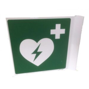 Haaks bord AED 200x200mm