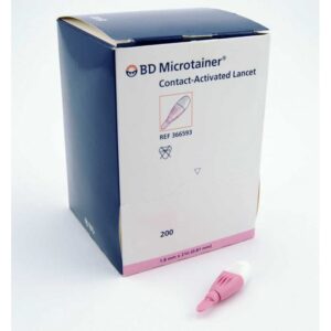 Lancetten Microtainer 21G 1,8mm roze 200 stuks