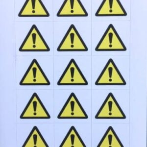 Mini picto gevaar 15 stuks