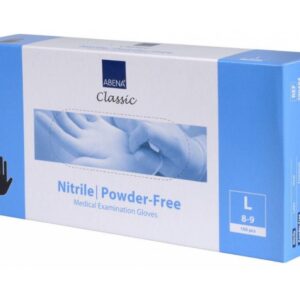 Nitril handschoenen zwart maat L 100 stuks