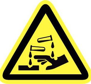 Pictogram Bijtende stoffen