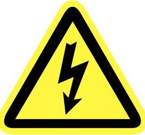 Pictogram Electrische spanning
