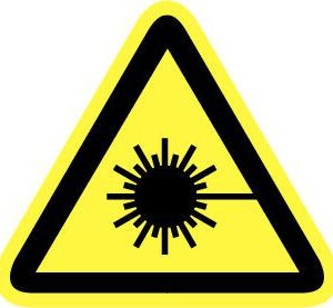 Pictogram Gevaar laserstralen