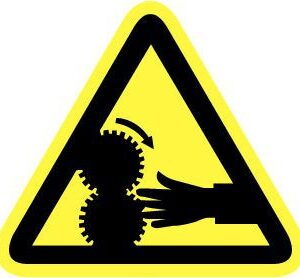 Pictogram Gevaar voor handen