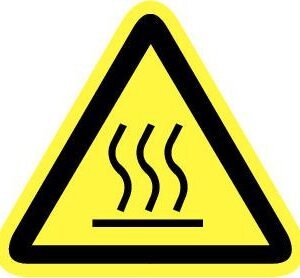 Pictogram Heet oppervlak
