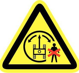 Pictogram niet in de draaicirkel komen