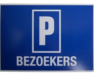 Pictogram Parkeren bezoekers
