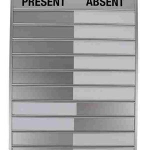 Presentiebord 10 personen