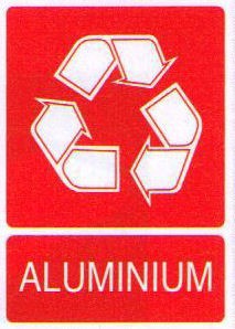 Sticker Aluminiumafval