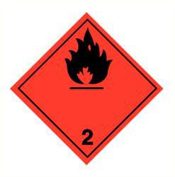 Sticker brandbare gassen (2)