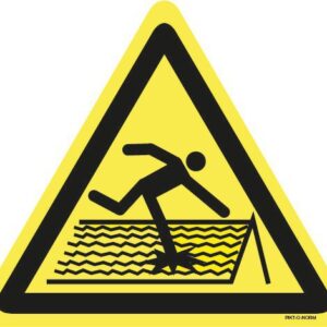 Sticker doorzakgevaar 200mm