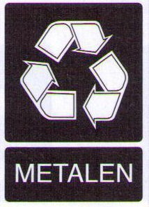 Sticker Metalenafval