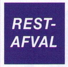 Sticker Restafval