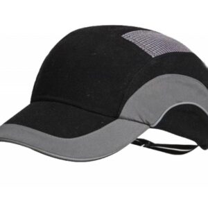Stootpet hardcap JSP zwart/grijs