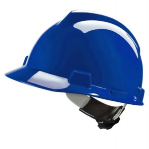 Veiligheidshelm 4 punts draaiknop blauw MSA
