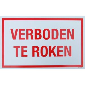Verboden te roken