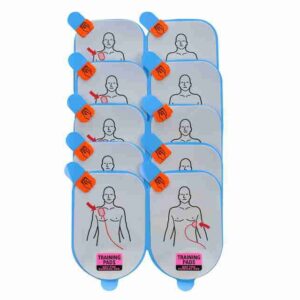 vervangingsplakkers voor Defibtech Lifeline trainer