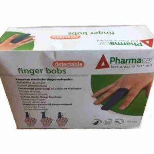 Vingerbob blauw doos a 50 stuks