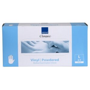 Vinyl handschoenen 100 stuks wit mt L
