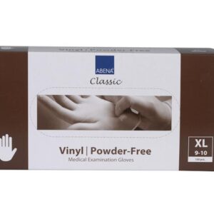 Vinyl handschoenen 100 stuks wit mt XL