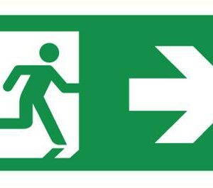 Vluchtweg rechts