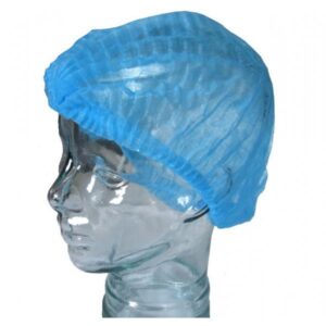 Wegwerpmuts Non Woven 100 stuks blauw