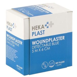 Wondpleister detectie 500x6cm plastic in dispenser (blauw)